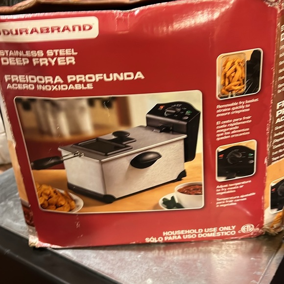 NEW DURABRAND STAINLESS STEEL DEEP FRYER ! - Picture 4 of 8